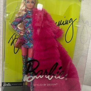Barbie Signature Doll in Pink and Blue Ensemble